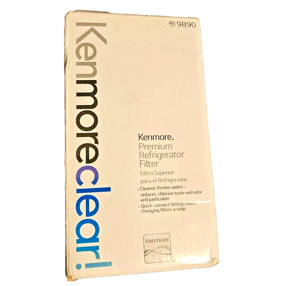 Kenmore Clear 46-9890 Premium Refrigerator Filter Cleaner Fresher Water. NEW